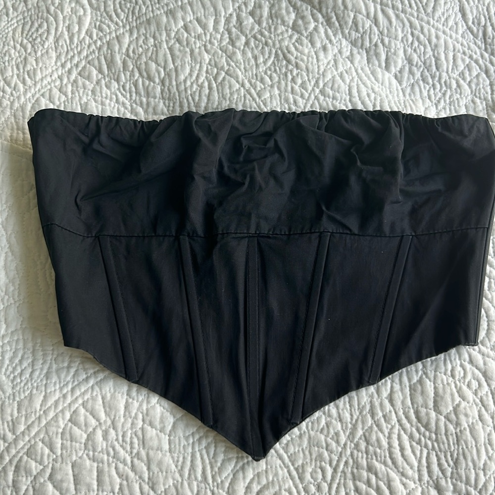 Princess Polly black corset top size 0 /XS